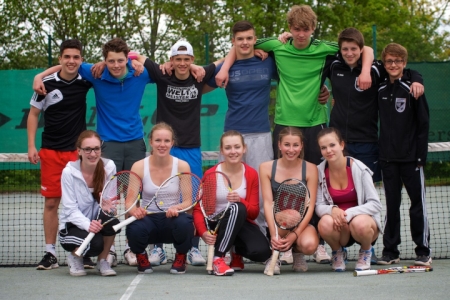 Tennis Gruppenbild