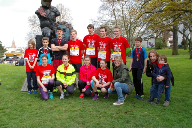 Bonner Schulmarathon 2016 Gruppenfoto